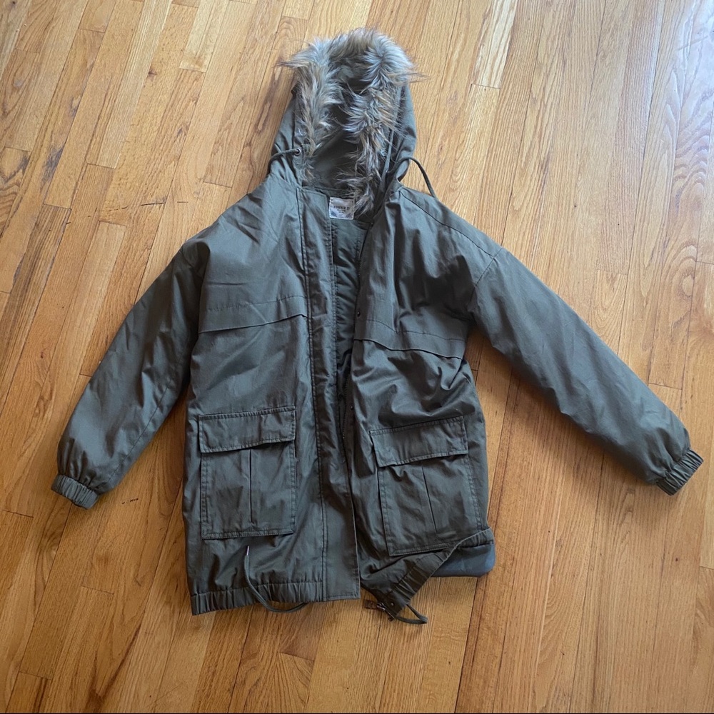 Forever 21 parka jacket